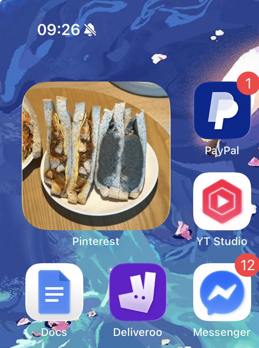 can someone HELP i have the little pinterest widget on my home screen?? it usually comes up with normal cool pics but this pic of MOULDY SANDWICHES keeps coming up?? repeatedly?? and it just STAYS THERE for 24 HOURS?????