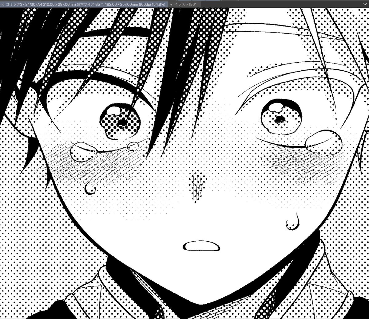 さくらくんの良いお顔描けた🥴 