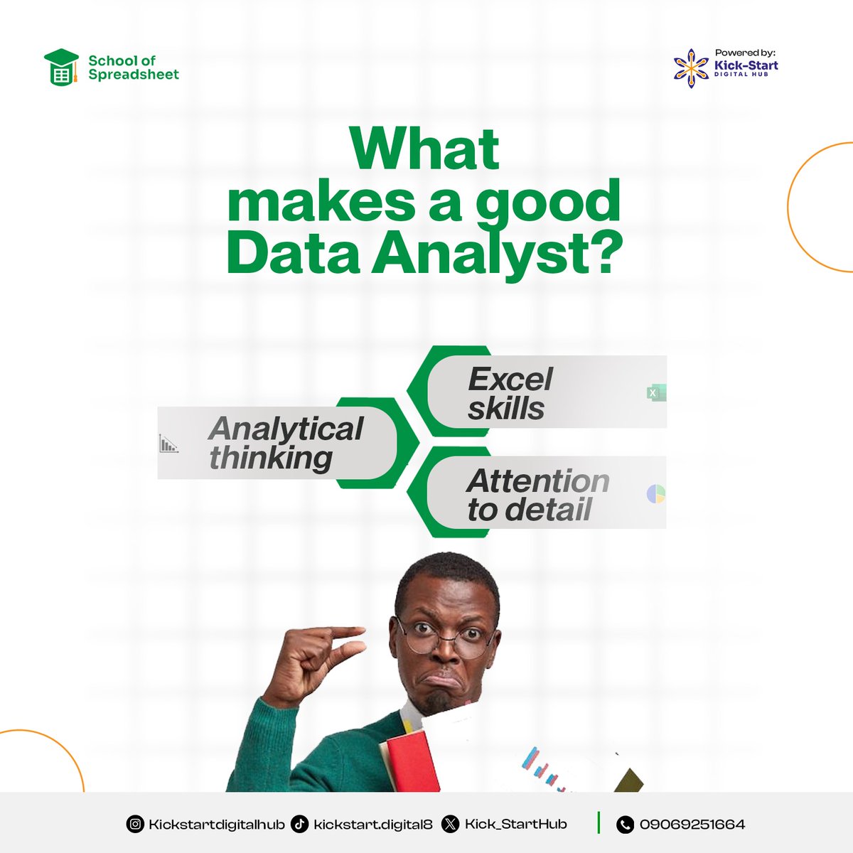 Kick_StartHub's tweet photo. A great Data Analyst isn’t defined by tools alone but by the mindset behind the skill.

Ready to level up and become the data pro companies are searching for?
Join us today and start your journey the right way!

https://t.co/tNlYrywHES  https://t.co/9pZcFJvrAt