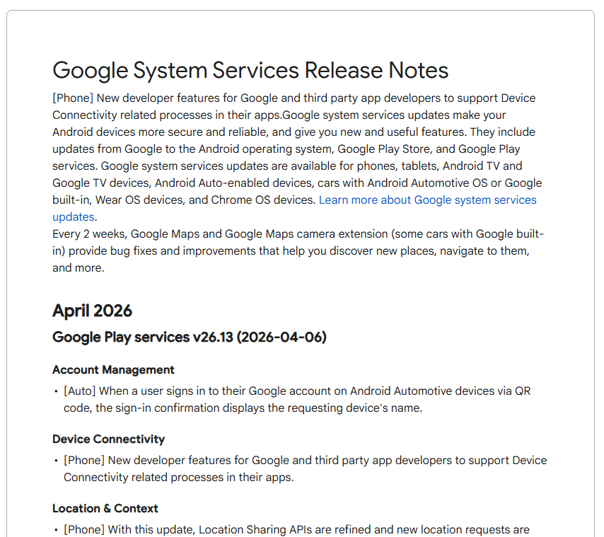 _techibee's tweet image. New Android update dropped, and it’s more powerful than you think.

Google’s latest System Services update is quietly leveling up your phone with:

* Stronger security &amp;amp; privacy protections
* Improved system stability &amp;amp; performance
* Smarter background services &amp;amp; device