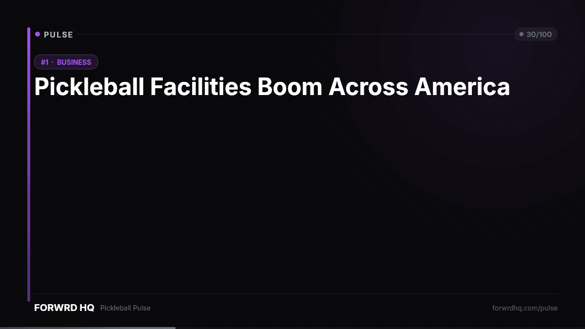 goforwrd's tweet photo. the pickleball facility boom is real but so are the closures. which matters more — that $2.9M Rocklin investment or Houston's Solarium going under in under a year? 🎾 ...

https://t.co/mkmfmD8ofE

#Pickleball https://t.co/mTDVOWIW0x