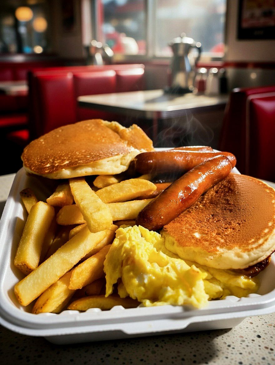 AgingDeath's tweet photo. Breakfast vibes 🥞 https://t.co/wnlhk4ouXv