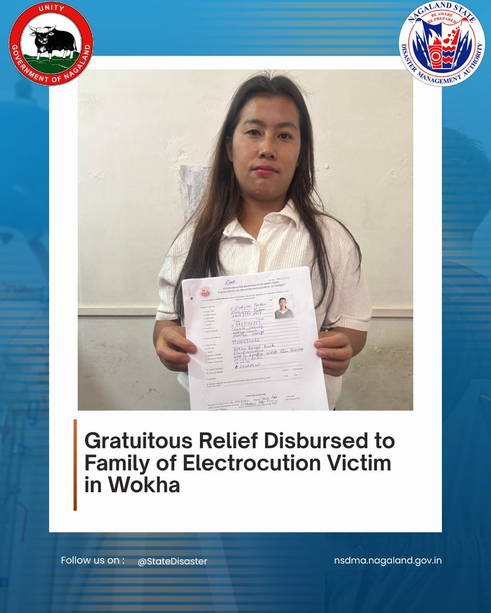 NAGALAND STATE DISASTER MANAGEMENT AUTHORITY tweet media