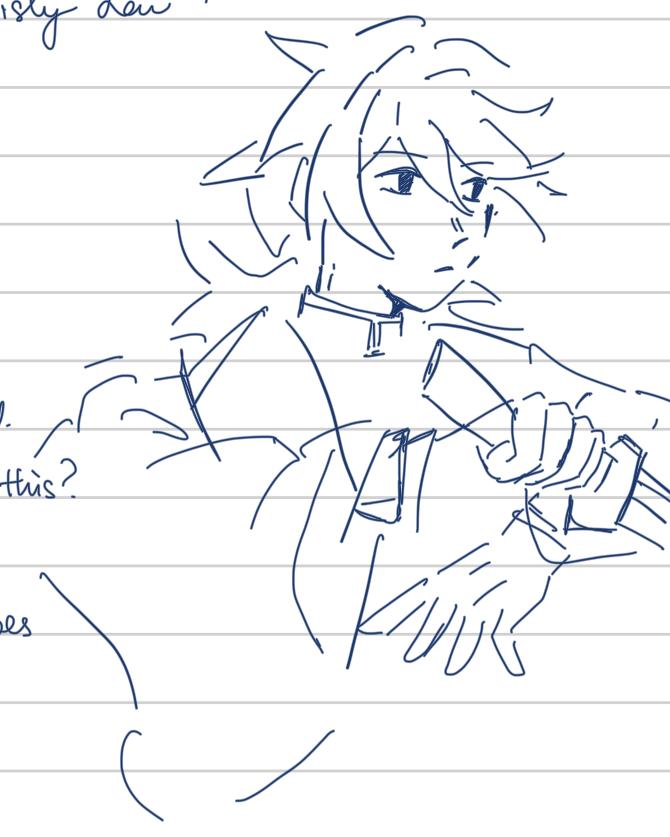 drifblooms's tweet photo. Giyuu doodle from when I got bored in genetics 😛

#kny #giyuu https://t.co/nz2L1l9CtI