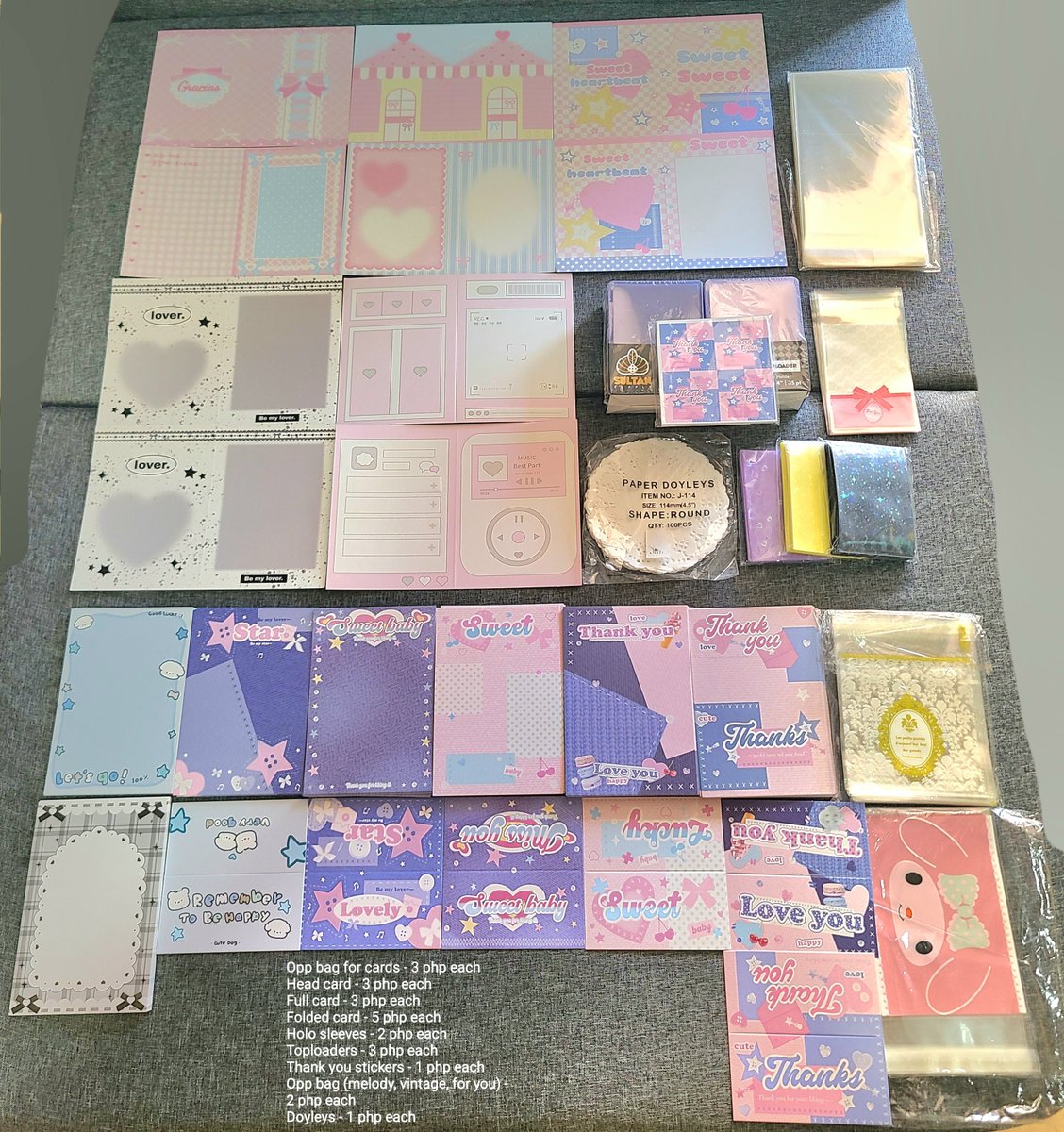kimvantaeshop's tweet photo. wts lfb

Make Your Own Set Aesthetic Cute Packing Packaging Materials PackMats for Photocards PCs https://t.co/d6ZDO5V9vc