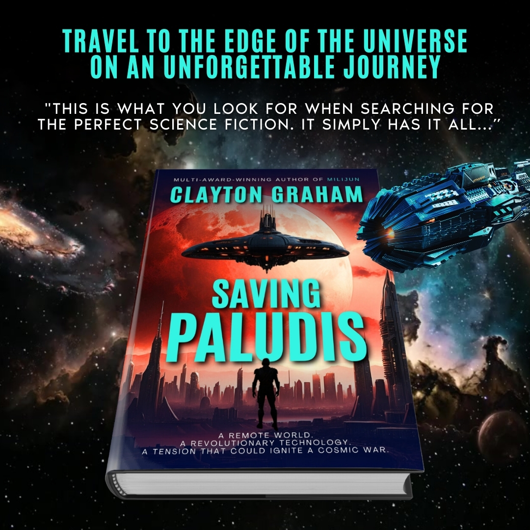 CGrahamSciFi's tweet image. An emotion-gripped journey into the future. 
MULTI-AWARDED HIGHLY RATED SPACE OPERA 'SAVING PALUDIS'
rxe.me/ZBTKZX
A remote planet. A groundbreaking discovery. A tension that could ignite a cosmic war. 
#scifi #SpaceOpera #mustread #readers #bookworms #kindle #SFF