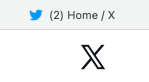 Lepchas_'s tweet photo. Attn. @nikitabier @elonmusk
Reporting a Bug:
The Favicon is not updated yet to X.
Still pointing to old Twitter.