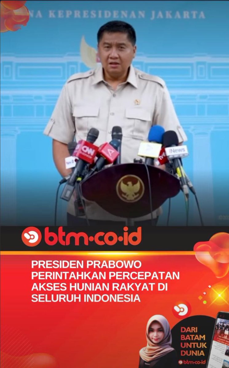 boy31614's tweet photo. Investasi jangka panjang yang strategis untuk bangsa adalah menjamin setiap keluarga mendapatkan tempat berteduh yang layak.

Percepat Akses Hunian https://t.co/CF3CtMjUw7