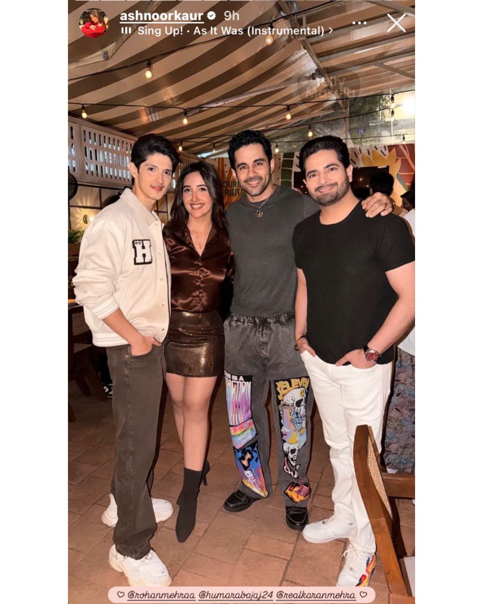 Ashnoor gave fans a peek into Rohan Mehra’s fun-filled birthday celebration from last night. The party was full of laughter, music, and memorable moments with close friends. Their cheerful vibes are lighting up social media.

#AshnoorKaur #RohanMehra #BirthdayBash #tellymasala
