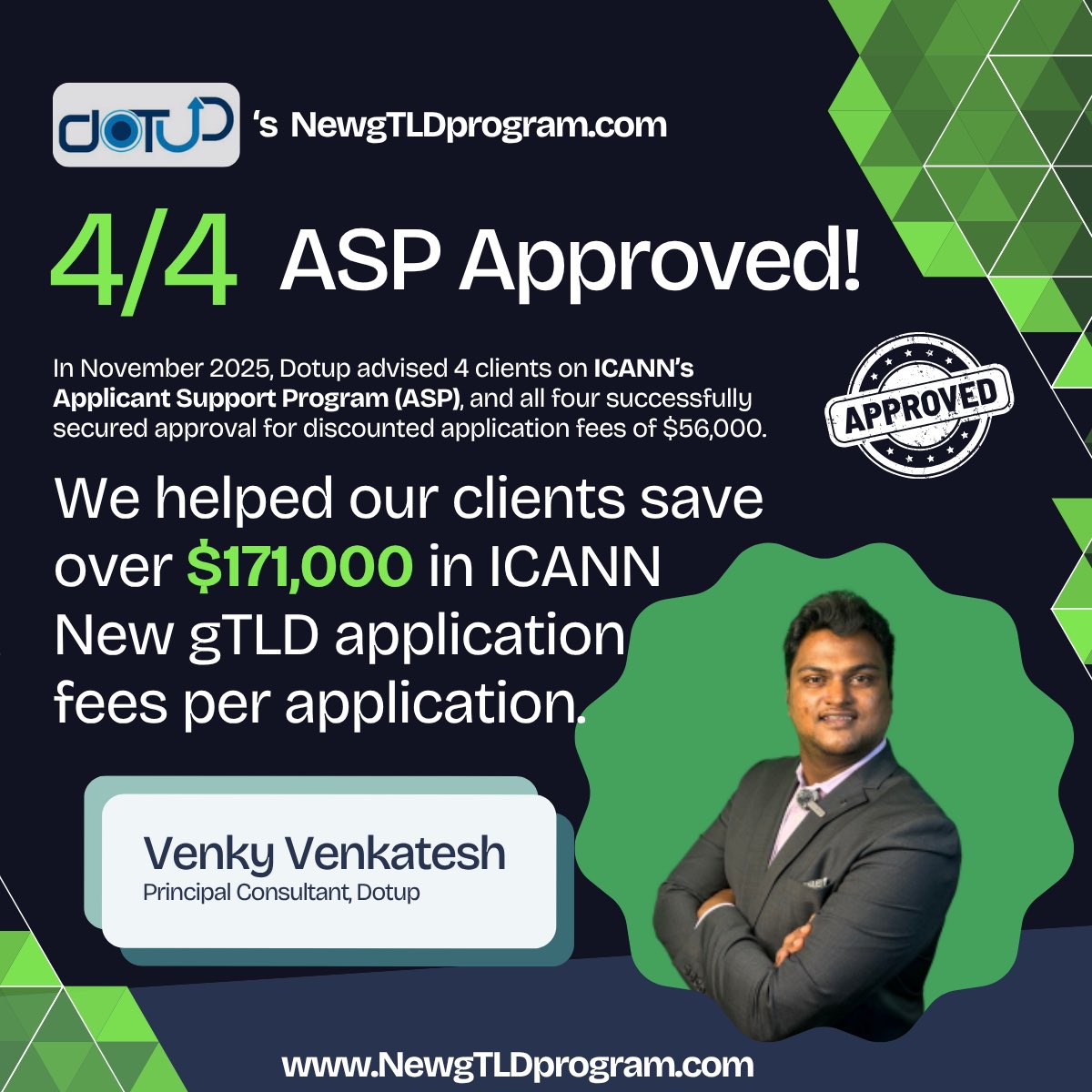 DotUP ICANN Accreditation Consultancy - Venkatesh tweet media