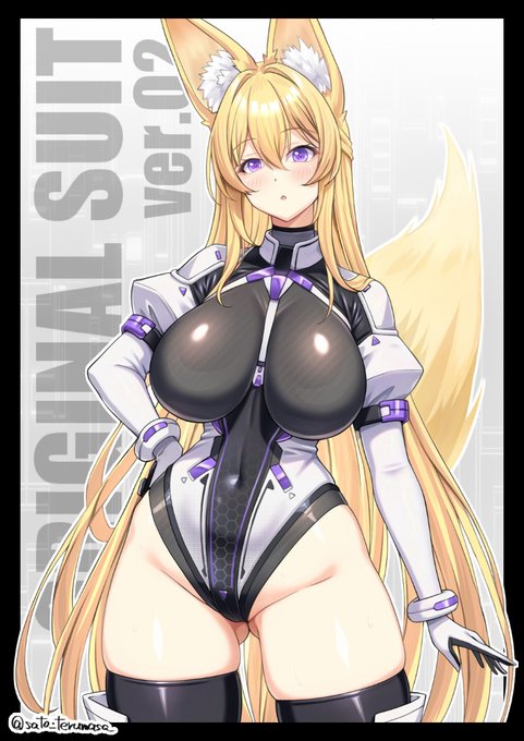 (趣味絵)アカネ・オリジナルスーツv2 