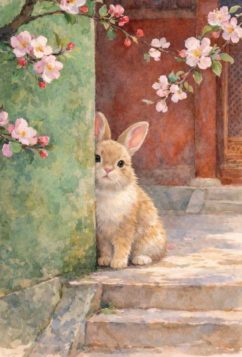 Saskia24107643's tweet image. By Bye till next Year, Sweety 🌸🐇
#EasterWishes