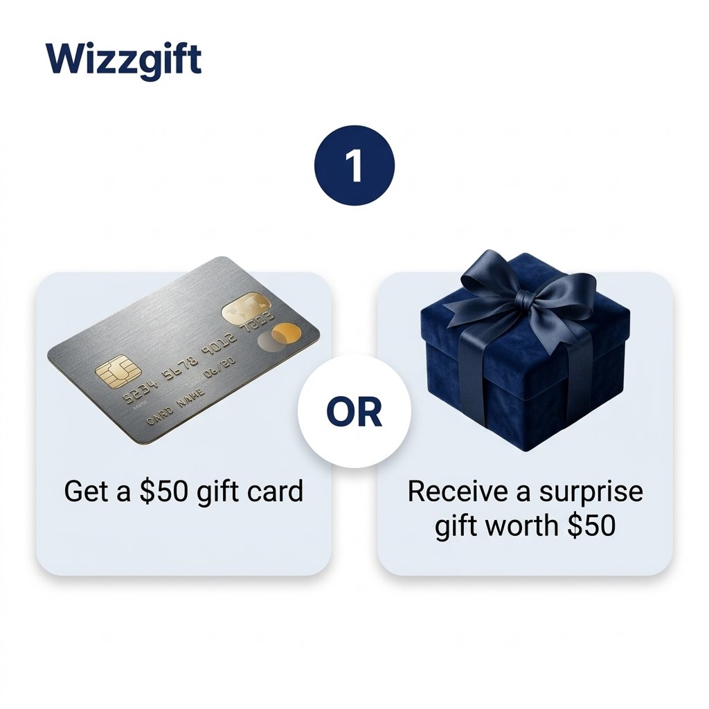 wizzgift's tweet image. Decision time! ⏱️ We’re hosting a Gift Card Edition of "Would You Rather."

From surprise rewards to travel perks, which ones are making the cut?
Check out the frames and drop your answers (A or B) in the comments! 👇

#Wizzgift #QuickPoll #BusinessFun #Rewards