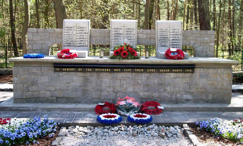 thyphoidjack's tweet photo. The memorial to the 50 Allied Airmen POW's (including 4 South African Airmen) who escaped from Stalag Luft III at Sagań in Poland and who were later re-captured and executed by the Gestapo on the personal orders of Hitler himself. https://t.co/KtshqbTxUC