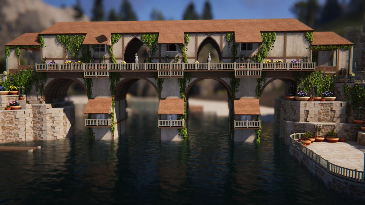 OH_BadDecisions's tweet image. Sneak peek! 👀

A cozy Italian village is under construction on the OnceArchitectNA custom server for the #CustomaniaArchitect contest. 

Featuring @Seion77's bell tower, being devoured by a rogue train, villa homes, a massive bridge and endless gardens of relaxation.