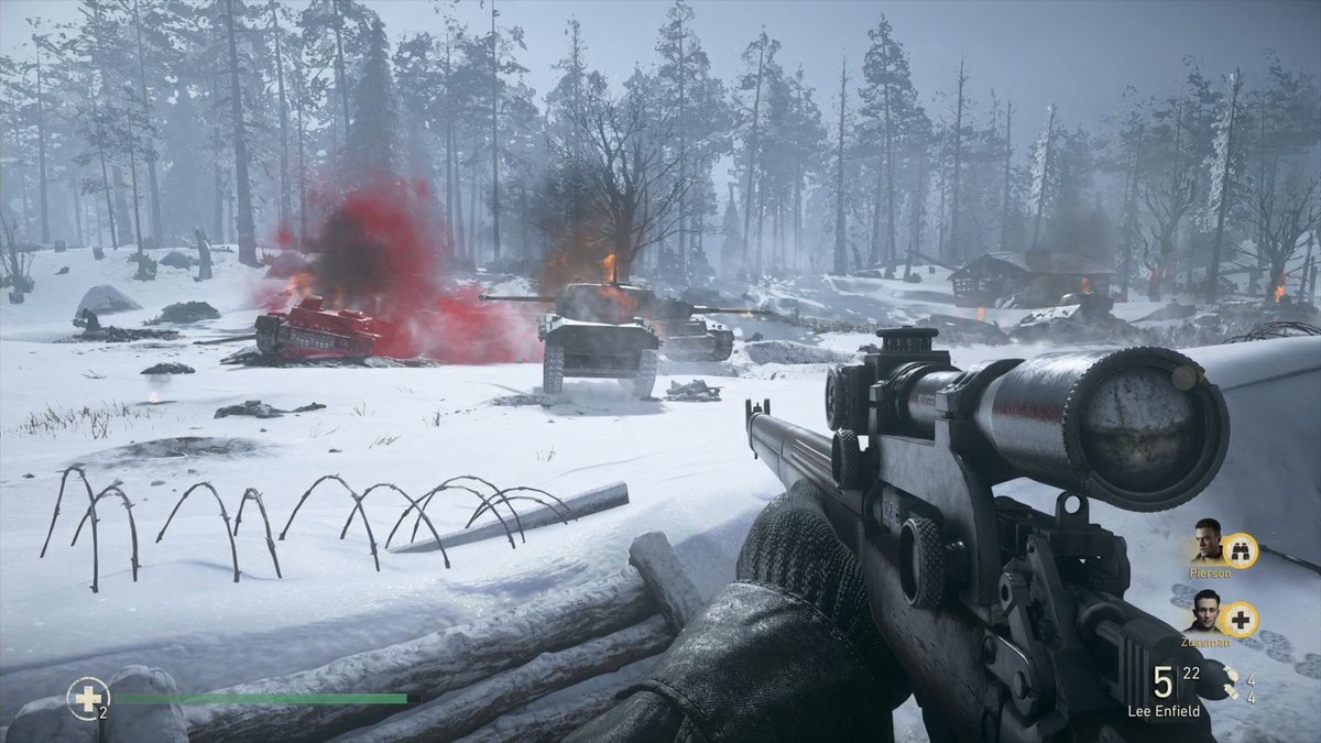 Corbechu's tweet photo. Call of Duty: WWII (2017)

Si lo que buscas es un videojuego de tiros admito que es una experiencia bastante disfrutable. Ahora bien, como recreación del conflicto mas sangriento de la historia es un puto chiste. Como diría el bueno de Inafune, supongo que es mejor que nada. https://t.co/a7frcSUcwY