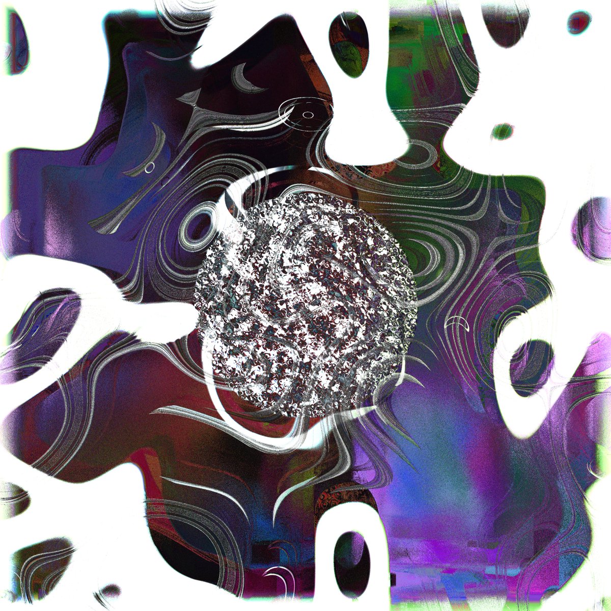 RanggaPurAji's tweet photo. My entry to #objkt4objkt #objkt4objkt2026 event on @tezos, a simple still-digital-genart piece to celebrate the whole 5 years of the event!

"Seeping Tainted Essence"

Created using the Hydra live coding visual library and polished in Pixlr.

Available on @TeiaCommunity https://t.co/TrdJ61NlSn