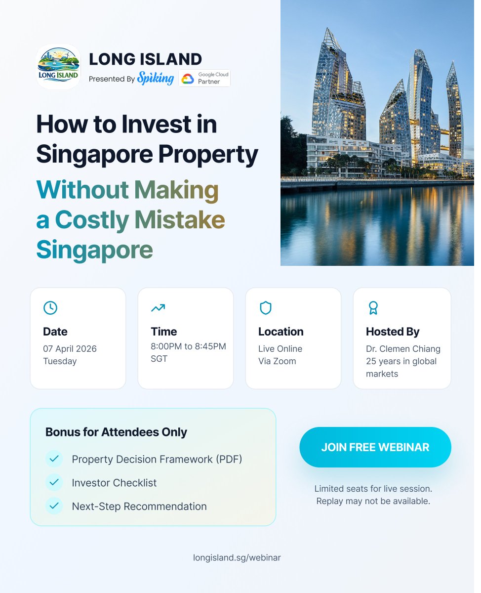 spiking's tweet image. We go live tonight.

Clarity, timing, and smarter property decisions  - the first 10 minutes set everything.

Webinar Details:
7 April 2026 (Tuesday)
8:00PM – 8:45PM SGT (GMT+8)
Live Online (Zoom)

 Join now: spi.ke/stw

#PropertyInvestment #SmartInvesting #Wealth