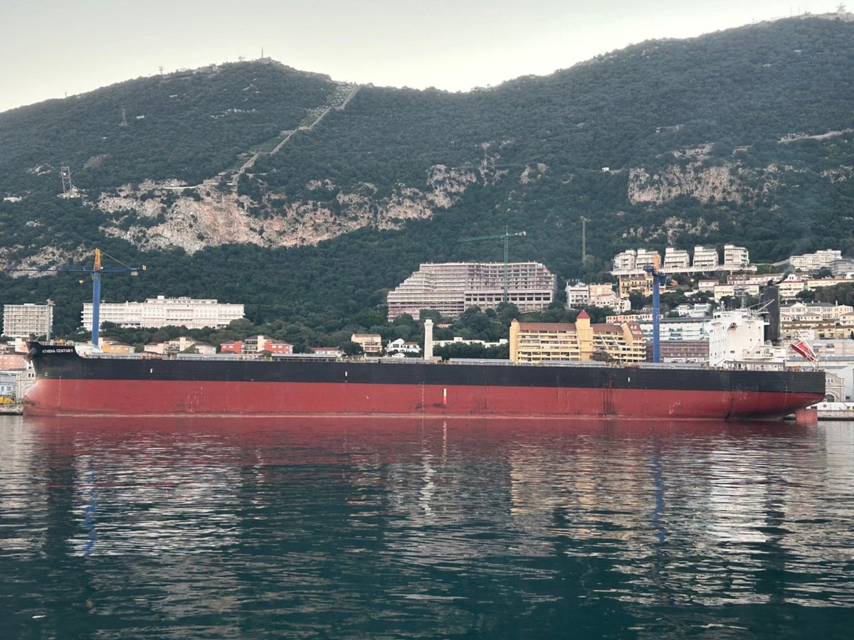 GibdockLtd's tweet photo. Athena Century ⚓️
In for a quick turnaround, back to service ahead of schedule. Minimising downtime and keeping vessels moving!
#Gibdock #Gibraltar #Shipyard #Engineering https://t.co/fkNbPrOyL0