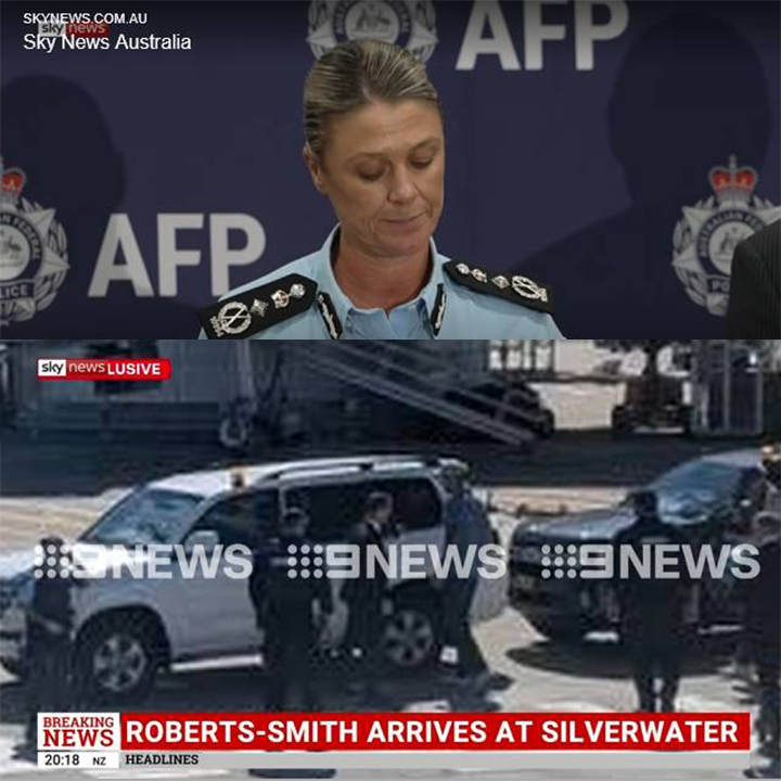 TimjboAU's tweet photo. Can't help thinking this was a set-up by the AFP. The media knew. #BenRobertSmith https://t.co/3GQd48h7bi