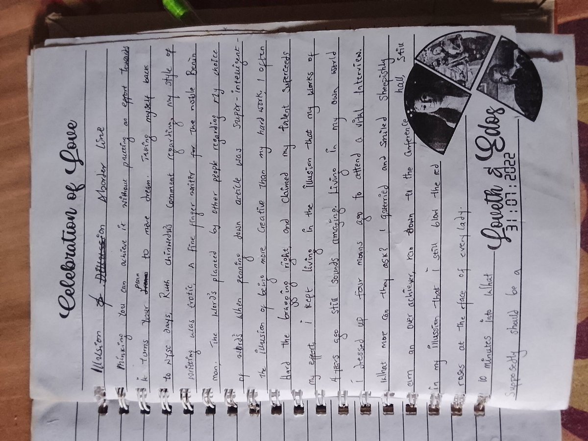 I came across this piece I wrote 3years ago in my journal... It hit deep as I read in between the lines.