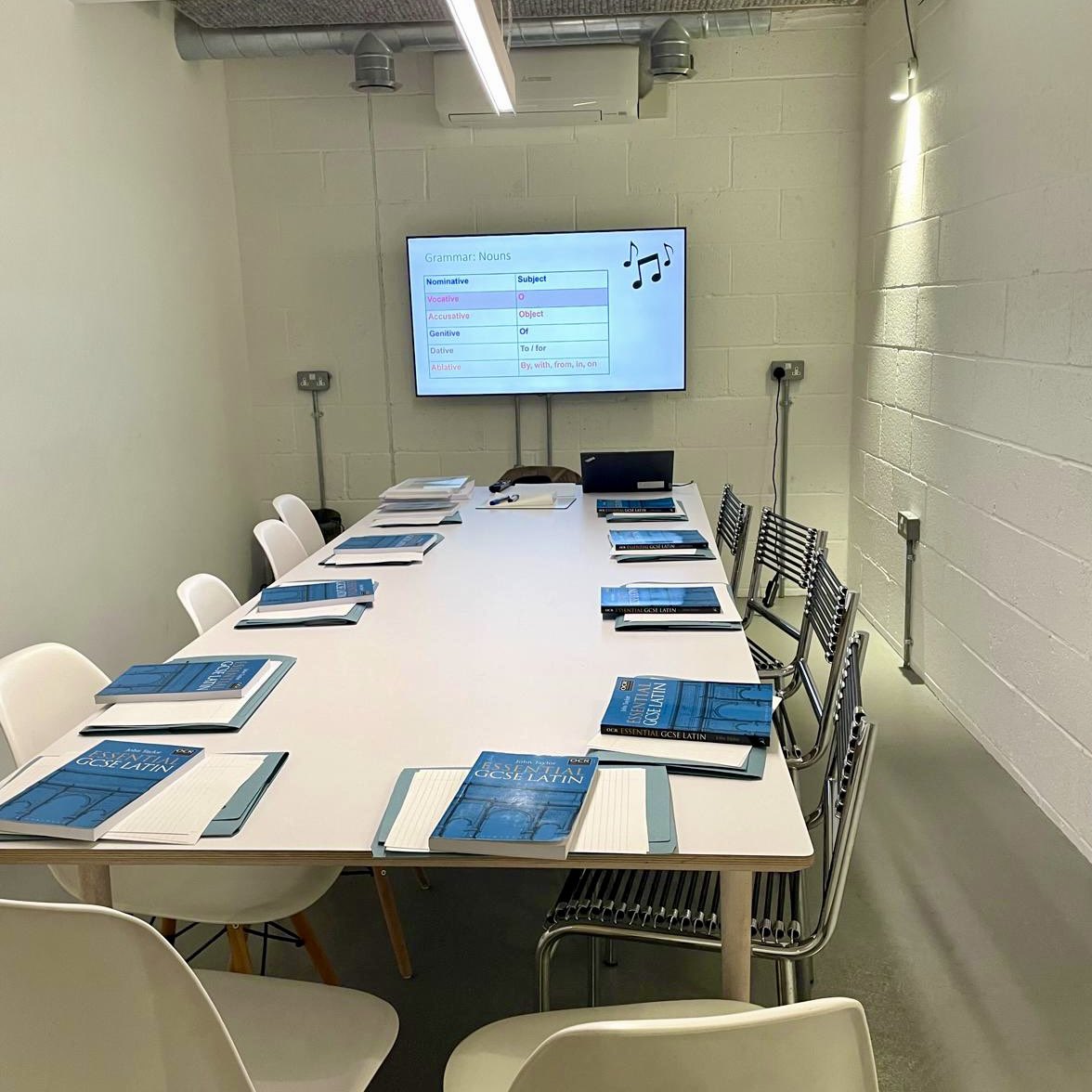🏛️ Yr11 GCSE EASTER ELCSS ‘26 🏛️
Rooms kitted, vocab lists printed, and snacks standing by. Everything is in place for an epic two days of Latin.
We can’t wait to meet the brilliant young people joining us today!
💙<a href="/wmarybeard/">mary beard</a> 
💙<a href="/ArtsHumsUCL/">UCL Arts and Humanities</a>
💙<a href="/Hellenic_Soc/">Hellenic Society</a> 
💙<a href="/Classical_Assoc/">The Classical Association</a>