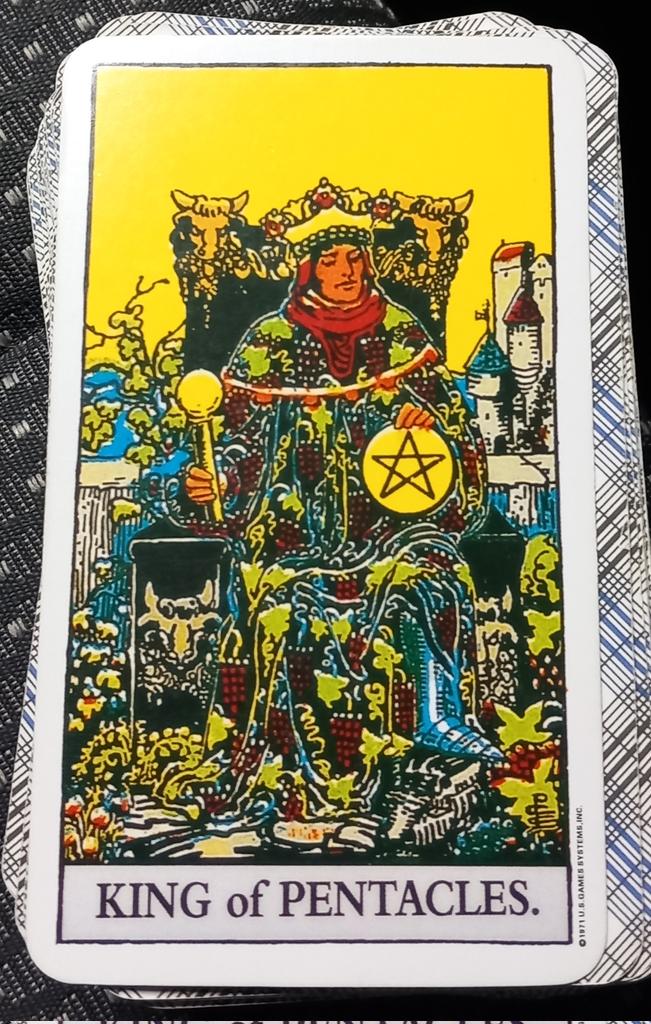 mysticjames1111's tweet image. 07/04/26
#King of Pentacles 
Rider Waite Smith #Tarot 
Start taking your #money seriously!
You're entering an energy doorway where a boost in your finances is imminent.
Take advantage of it while it lasts.
It could be more significant than you realise.