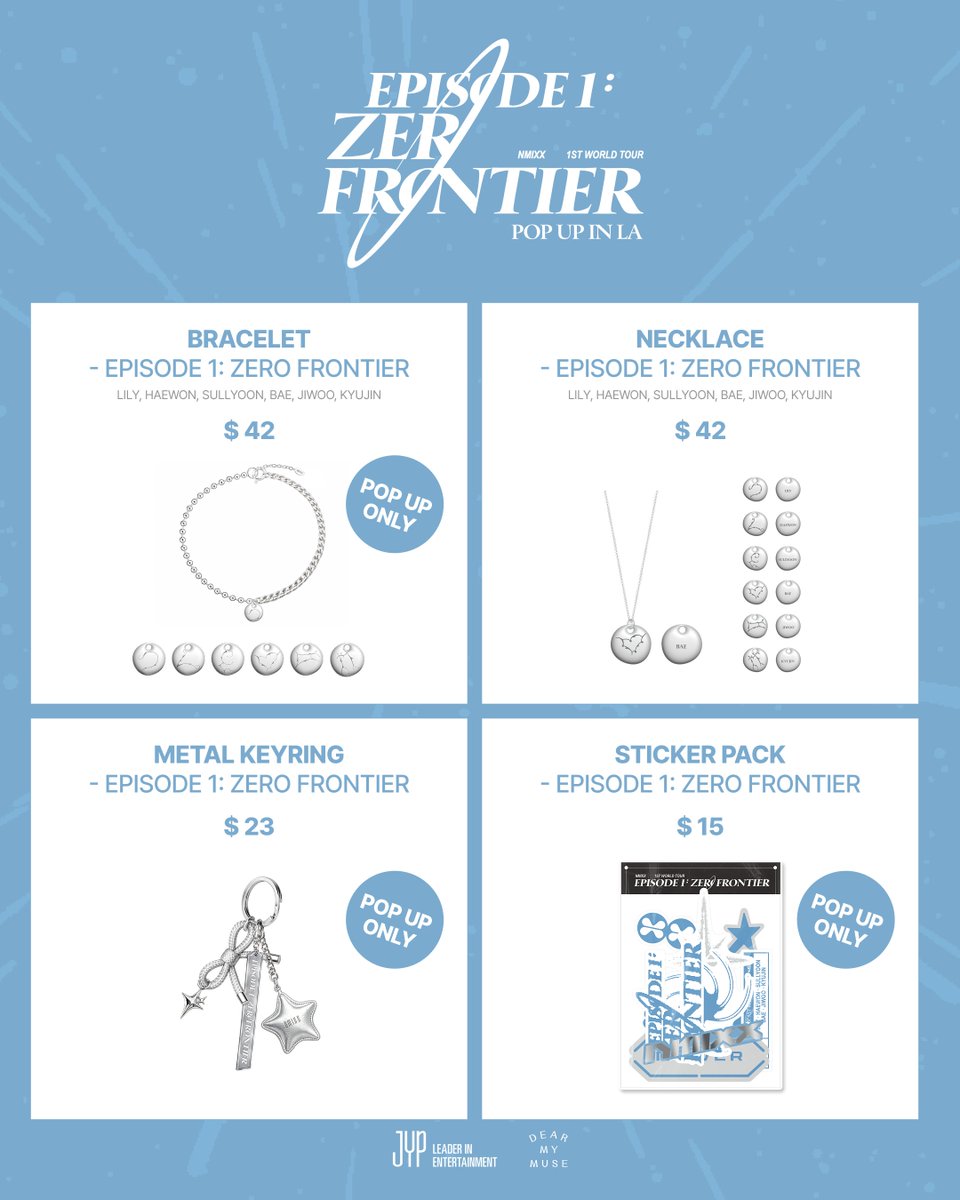 NMIXX EPISODE 1 : ZERO FRONTIER POP-UP IN LA 📢 MERCH LIST(LIST OF