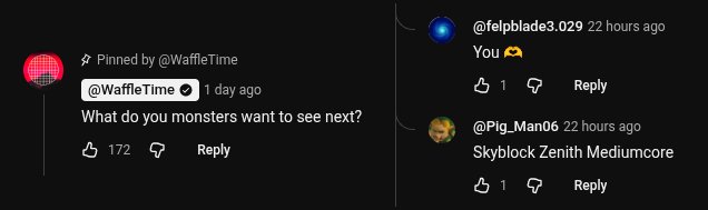 YuuMoussa's tweet image. @itiswaffletime two sides of the waffletime fandom

#terraria #waffletime