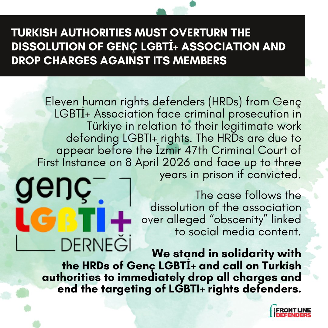 Front Line Defenders tweet media