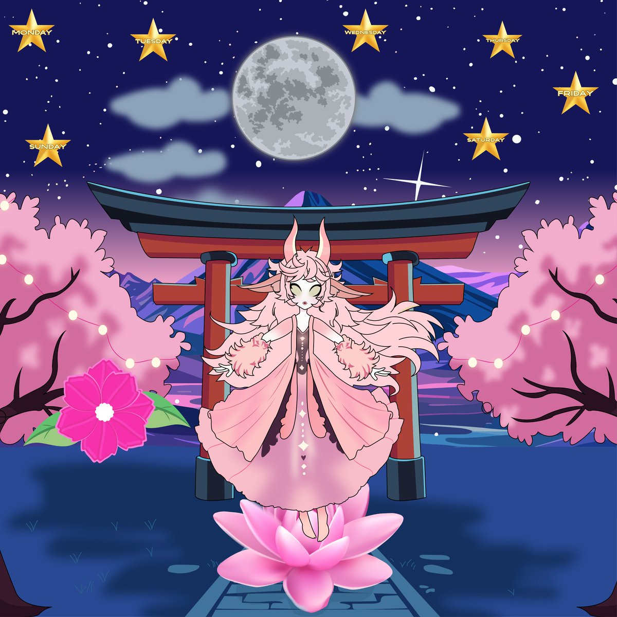 TsukiShugota's tweet photo. New schedule, art piece, and emotes courtesy of @MinakoOkadaa. We worked on this a while back but I've been so busy I haven't been able to post it until today. https://t.co/6VQX0UJnMB