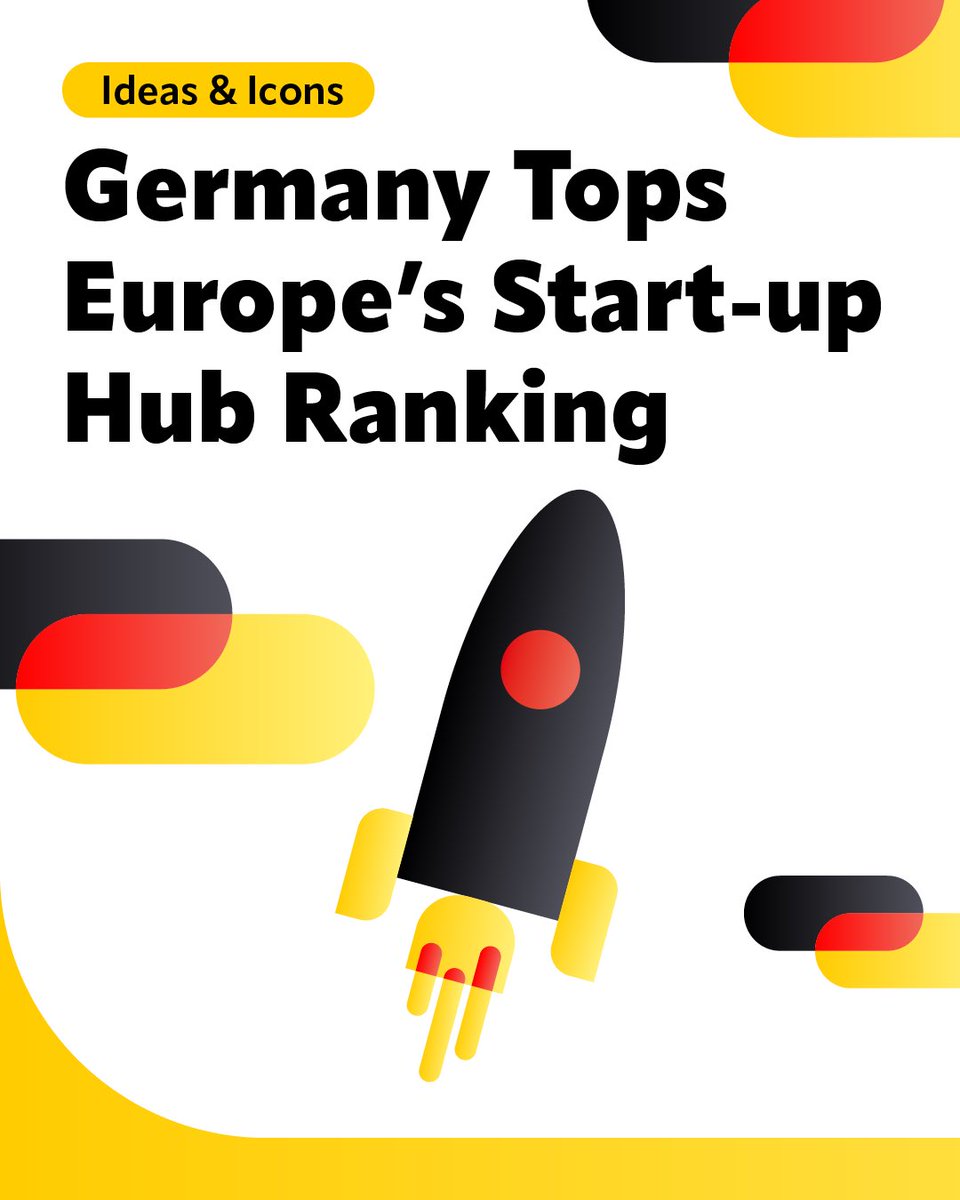 Invest_In_GER's tweet photo. Germany claimed the top three spots and two more in the top ten in a recent ranking of top European start-up hubs. The country has one of Europe’s densest innovation ecosystems, where start-ups grow alongside global industries. View ranking: https://t.co/4HrcnehkPo https://t.co/ILGnyDsC45