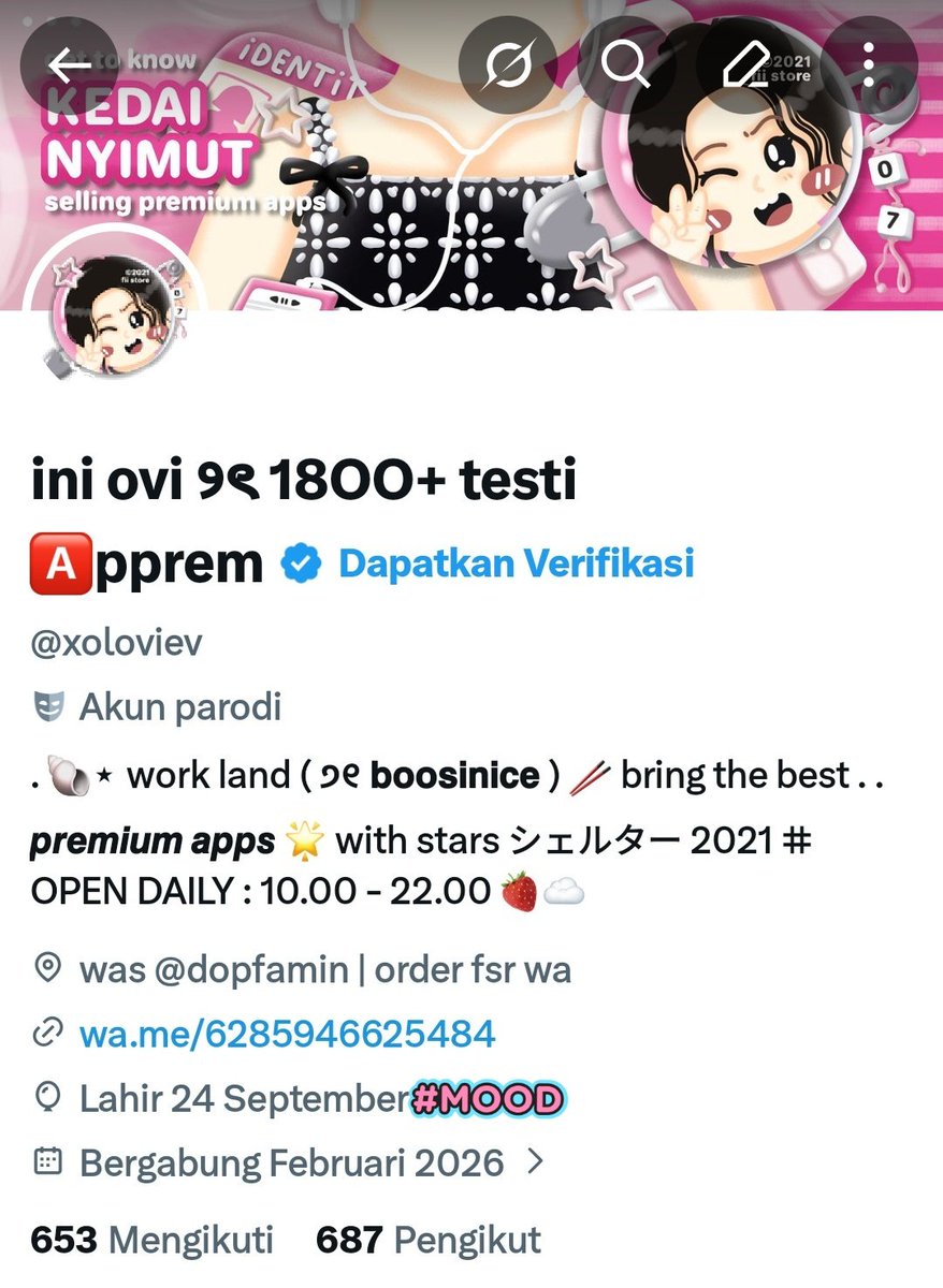 an0viL's tweet photo. hemlo, ini ovi alias @.xoloviev jadi pindah kesini yaa guiss. akun sebelumnya mnjadi burlon again😭

anu ak jg mncari mutual lamaku juga flish mutualan lagi yuk🥺 help rt yaahh, makasiii 💓 #zonauang https://t.co/xdJN7NgxfF