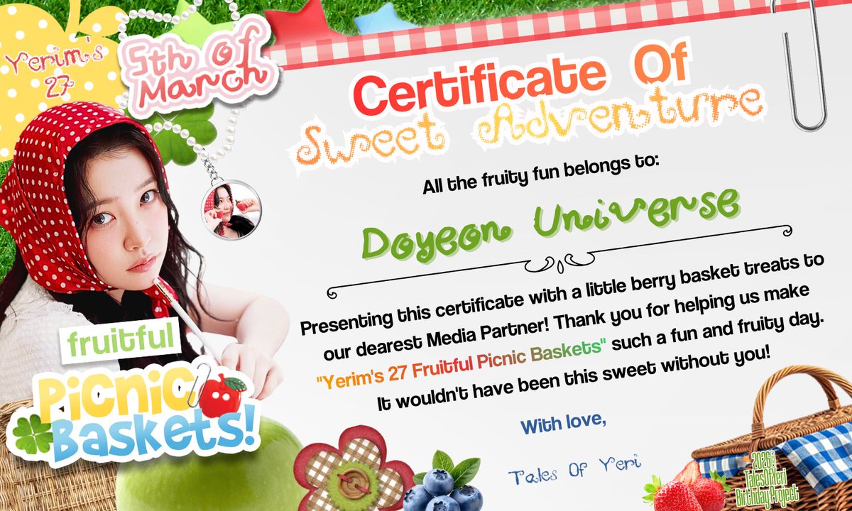 doyeverse's tweet photo. Dear, @TalesOfYeri 🍏🧺

Huge congratulations on your project’s success! We’re truly grateful for the trust as a media partner. It’s been an honor to be part of it, and we hope this will be the start of many more opportunities to work together. ❄️ https://t.co/sxCfYf5opg