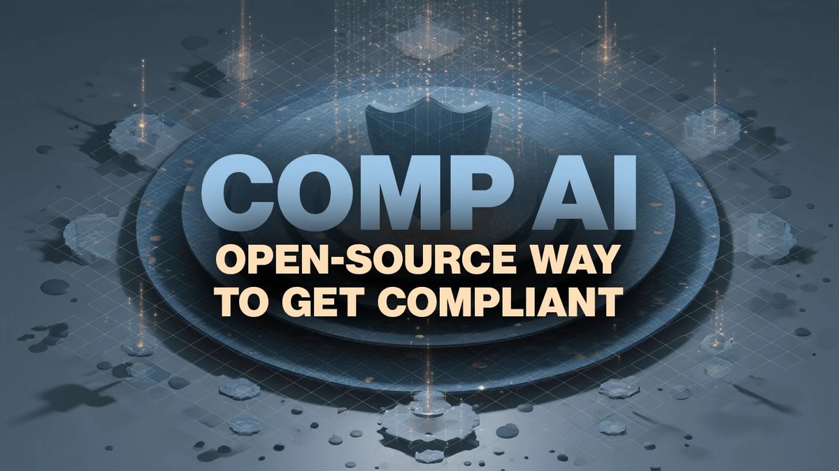 evanderburg's tweet image. Comp AI: The open-source way to get compliant with SOC 2, #ISO27001, #HIPAA and #GDPR securitytc.com/TRvk0C