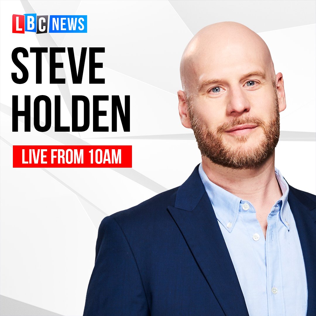 LBCNews's tweet photo. LIVE from 10 with @SteveHReports:

▶️@JosephDraper5 on growing pressure to drop Kanye West from a major London festival. 

▶️@TheaRickard on the latest resident doctors' strike. 

▶️@roblilleyjones on the growing threat of dodgy e-bike batteries. 

🎧https://t.co/mZdq4umSrT https://t.co/oWLfhVwVh9