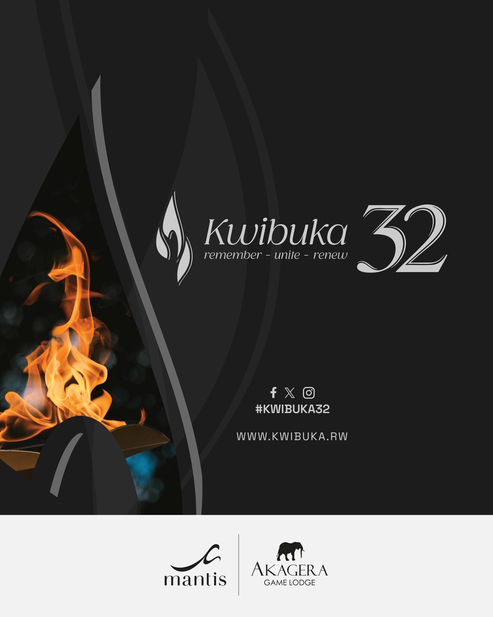 AkageraGame's tweet photo. Thirty two years ago, Rwanda endured the unimaginable. Today and always, we stand in honour of the lives lost in the 1994 Genocide against the Tutsi and the resilience of a nation that chose unity over everything.

#Kwibuka32  | #NeverAgain https://t.co/aPhhHvGp0o