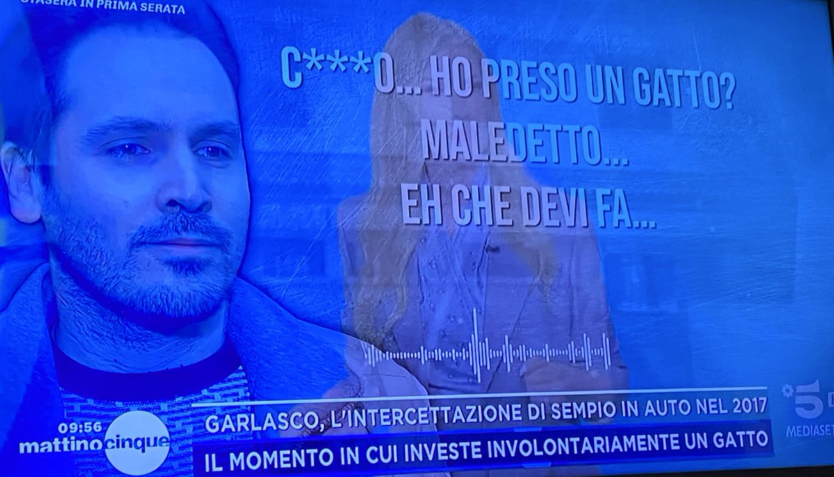 Dana75Nera's tweet photo. #Negri 
“Forse voleva dire Maledizione” e non Maledetto” 

🤣😭 Aiutatela!

#Garlasco #Mattino5 https://t.co/X0JKyhmW1T