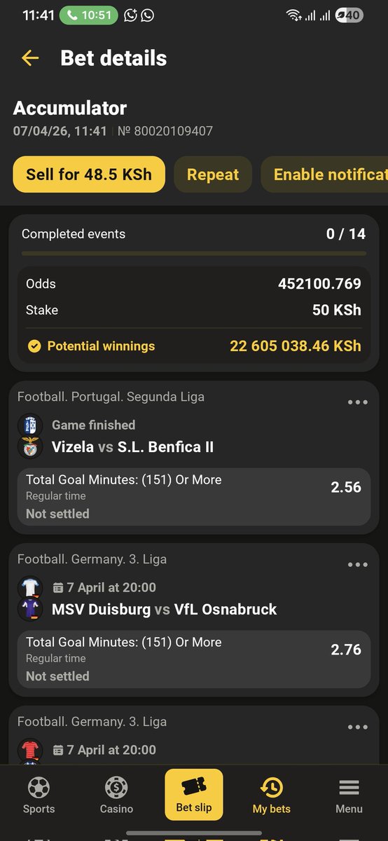 YuleAnalyst's tweet photo. 151 or more Minutes💰💰💰

400k+ ODDS 💰💰💰💰

𝐍𝐨𝐭 𝐨𝐧 #Afropari ⤵️ 

Register here::: Afropari... https://t.co/Okworc2Lt2

App:: https://t.co/Wlg9tuBS5b

Use Promocode:: FESTO

Afropari Code:: XMNVX https://t.co/8iYk7t4ZwV