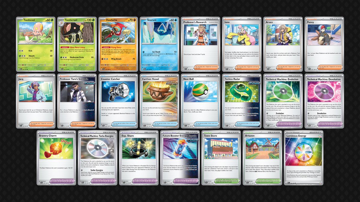 Every rotating card I’ve taken to a major. Short list because I’m a recovering Pult bot. Rest in peace CC Iono 🕊️