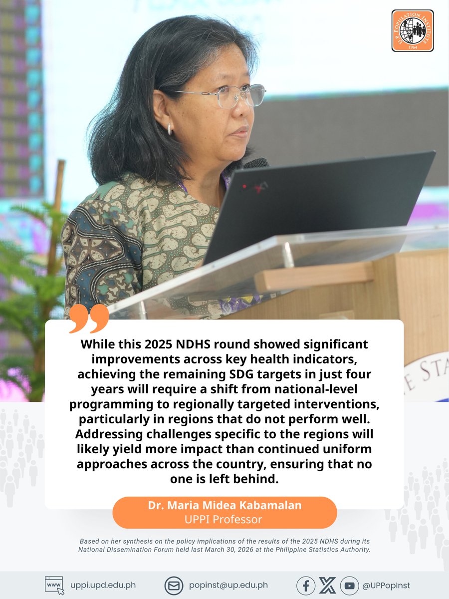 UP Population Institute tweet media