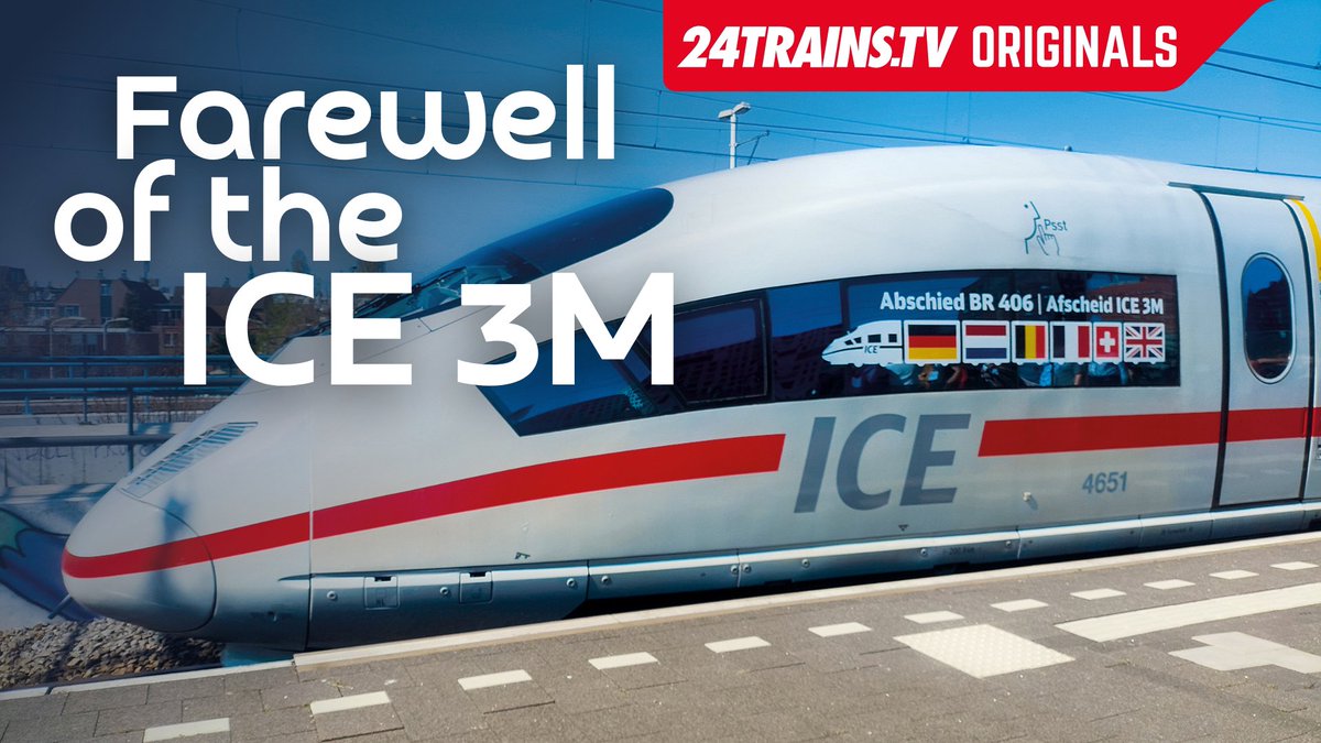 24Trains's tweet photo. Te zien op https://t.co/HQBNCxC5qX / Available to watch on https://t.co/HQBNCxC5qX / Zu sehen auf https://t.co/HQBNCxC5qX

- Farewell of the ICE 3M -

Ga nu naar: https://t.co/aGQEFPIWWx
Go to: https://t.co/jnOqcF2o3D
Gehen Sie zu: https://t.co/mAV2qvleD6 https://t.co/WF1bTRM0z4