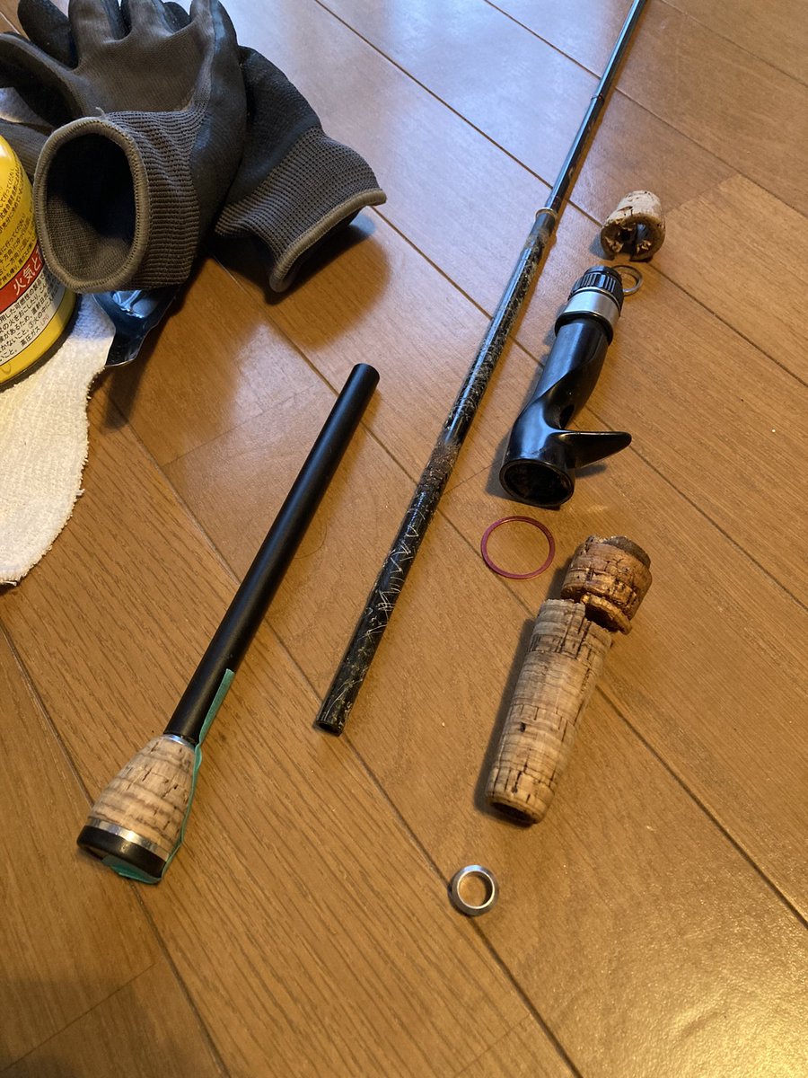 snap_taka's tweet photo. 依頼されたロッドのリビルドに着手🛠️
のんびりやろっと。 https://t.co/DmsIywsZBn