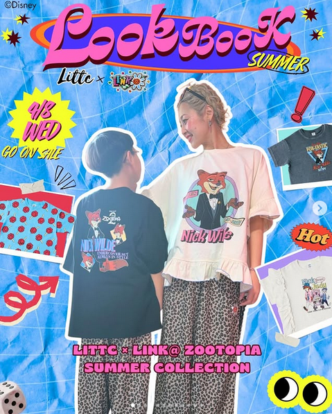 shimapatobu's tweet photo. しまむら『LINK@(リンクアット)×LITTC(リトシー)』コラボ!ズートピアのTシャツ、パンツなどが2026年4月8日(水)より新発売!品番、種類まとめ!ベビー・キッズフェア!
https://t.co/atew8ahYFO
#リンクアット #ズートピア #ディズニー #LITTC
#しまむら #しまむらコラボ #しまパト #子供服