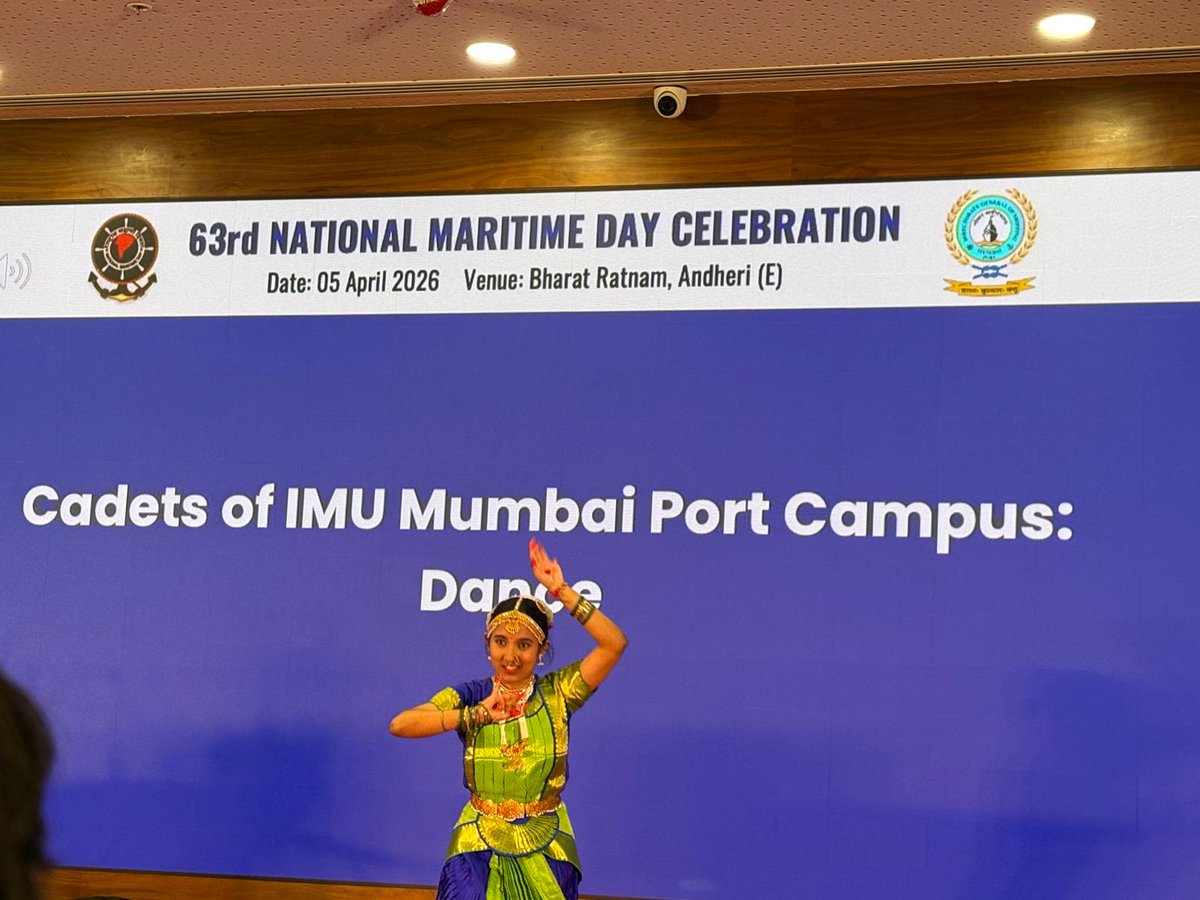 FocusNewz's tweet photo. 5th April 2026: Report on Participation in the 63rd National Maritime Day Celebrations 2026.
The Grand Finale of the 63rd National Maritime Day Celebrations Bharat Ratnam Auditorium, organized by the National Maritime Day Celebrations (Central) Committee. https://t.co/HBK2JOWMCA
