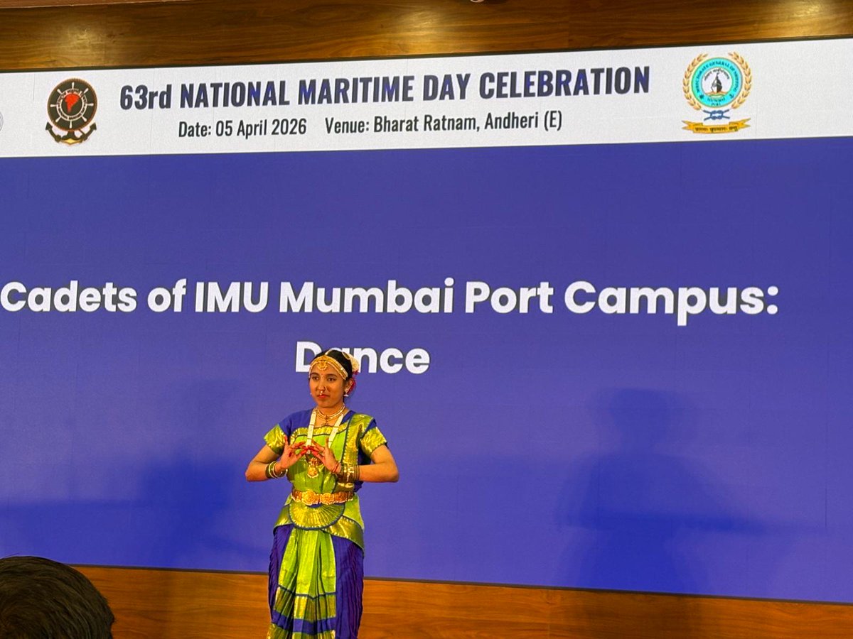 FocusNewz's tweet photo. 5th April 2026: Report on Participation in the 63rd National Maritime Day Celebrations 2026.
The Grand Finale of the 63rd National Maritime Day Celebrations Bharat Ratnam Auditorium, organized by the National Maritime Day Celebrations (Central) Committee. https://t.co/HBK2JOWMCA