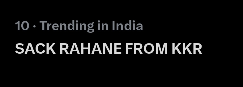 KKRiders4Ever's tweet photo. Dekh @ajinkyarahane88 MDC 
Please don't guys keep retweet 
SACK RAHANE FROM KKR https://t.co/vObRkPiaFN