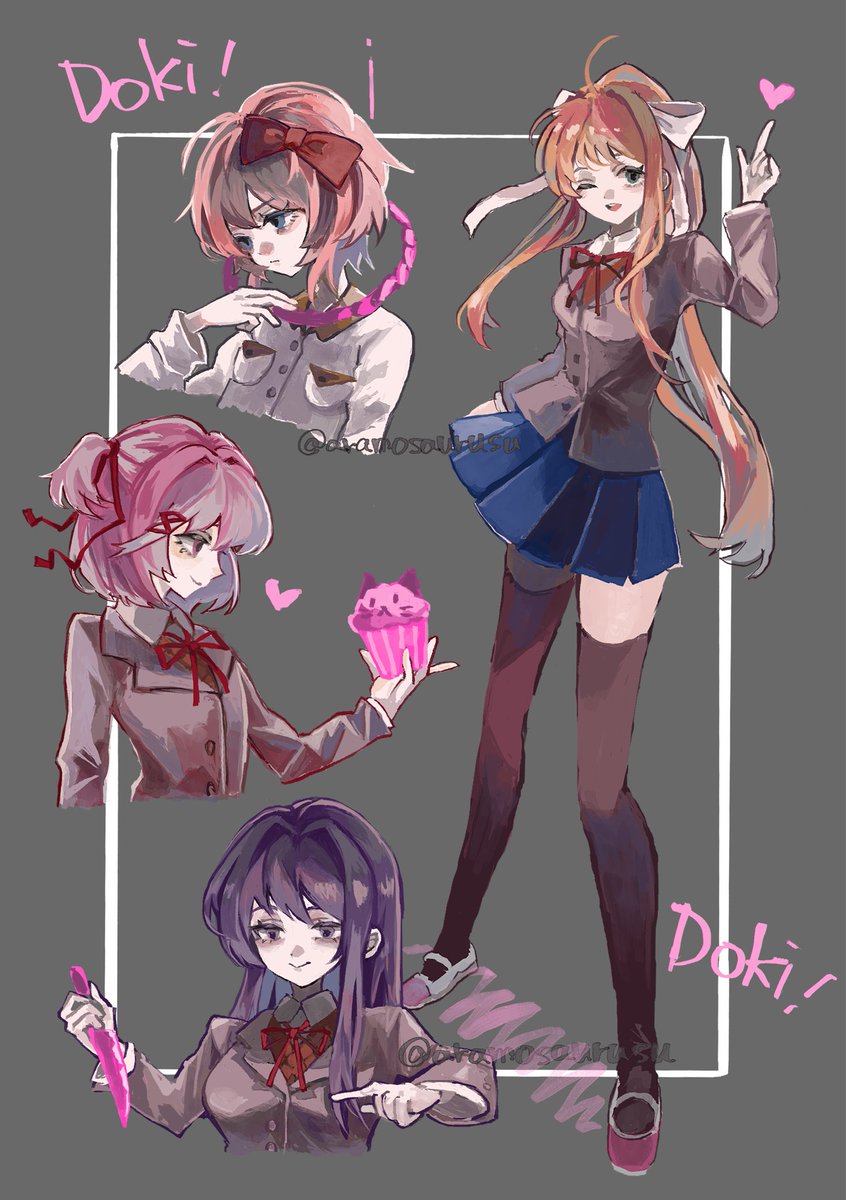 aramosaurusu's tweet photo. #DDLC https://t.co/XGdiv73dFI