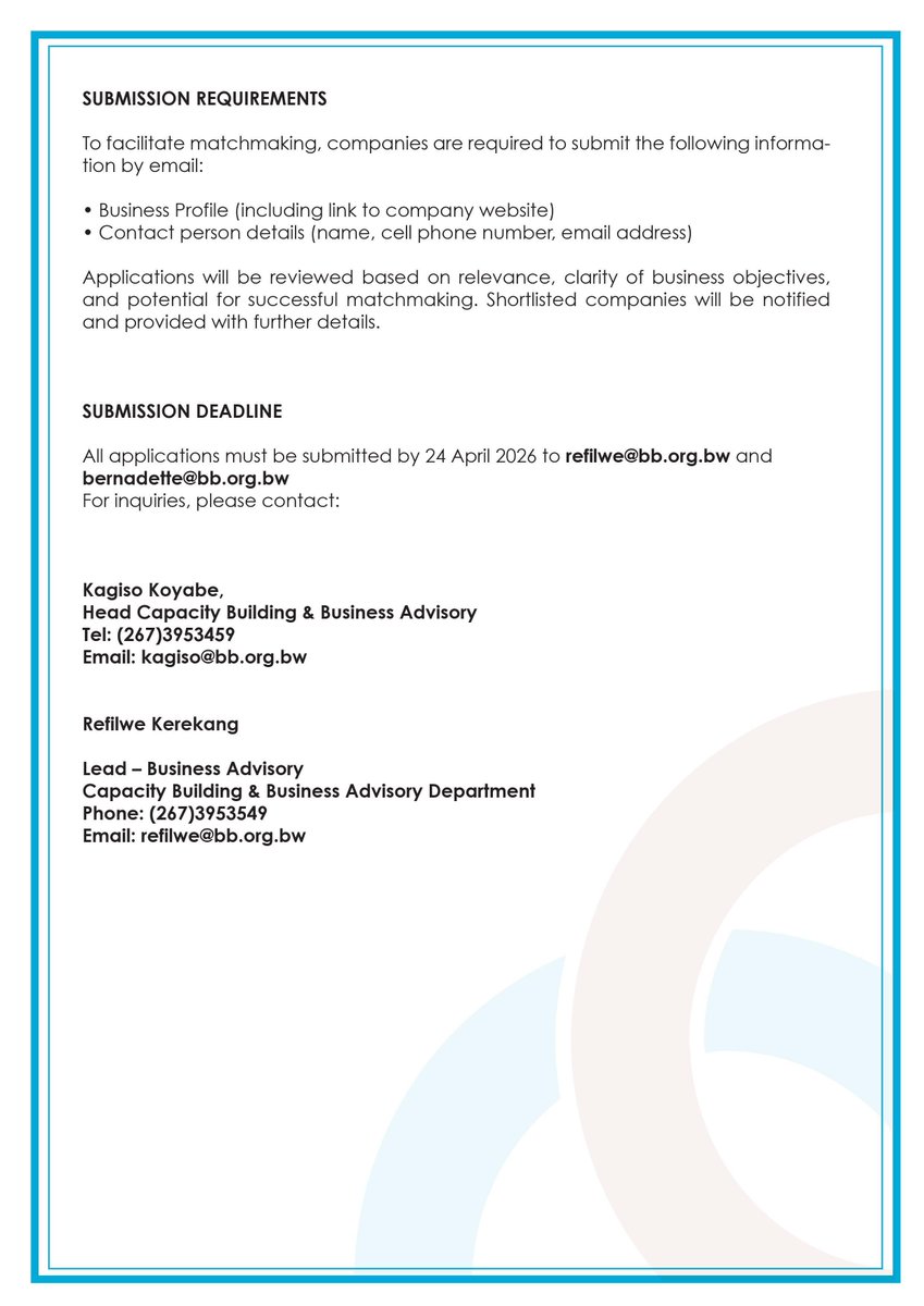 Business Botswana tweet media