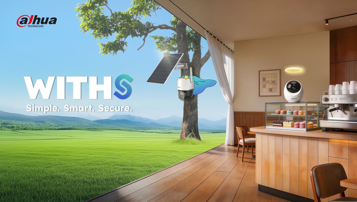 DahuaHQ's tweet photo. Meet Apollo for reliable outdoor protection, and Hero for effortless indoor care—both designed to be simple to set up, smart when it counts, and secure by design.
Wherever life happens, WITHS is there with you.😊
#WITHS #SimpleSmartSecure #SoSimpleWITHSyou https://t.co/hj18F4nIpP